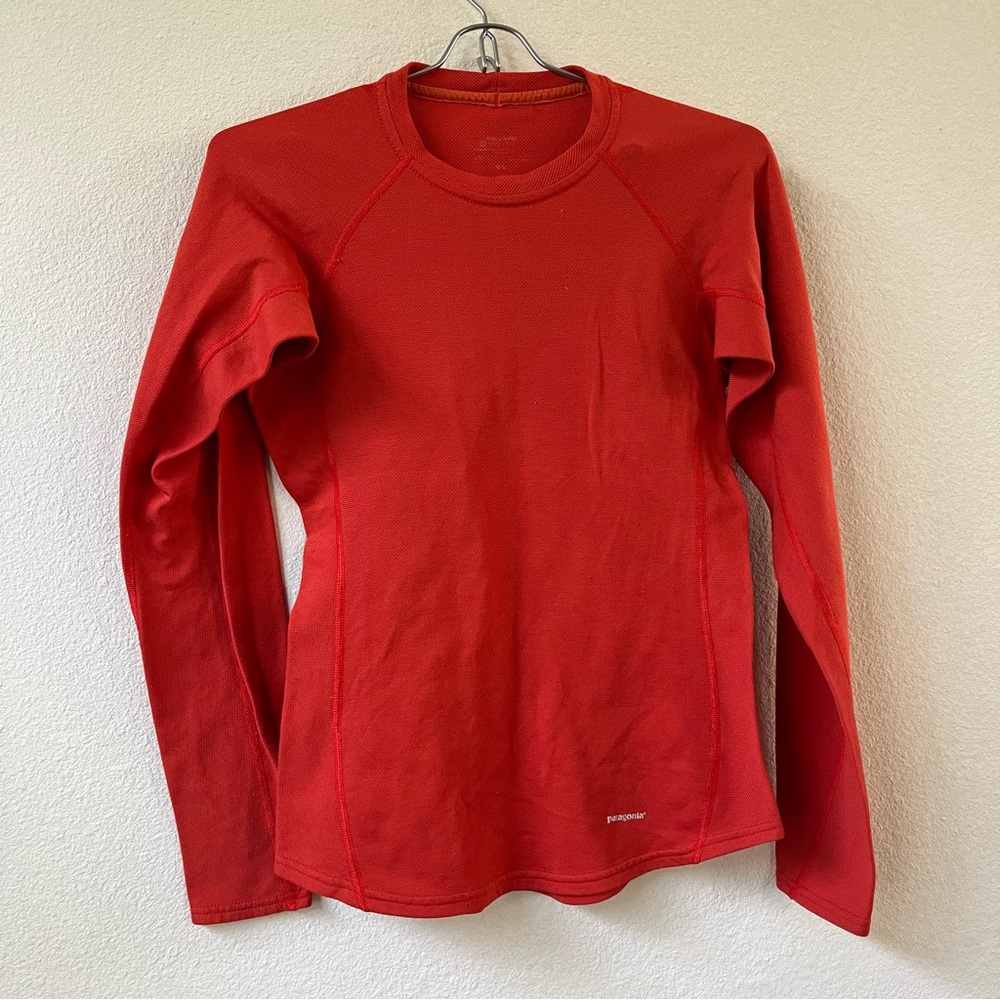Patagonia Women's Vibrant Red Long Sleeve base layer